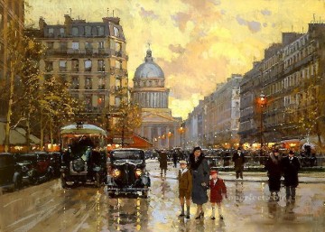 yxj040fD 印象派パリの風景 Oil Paintings